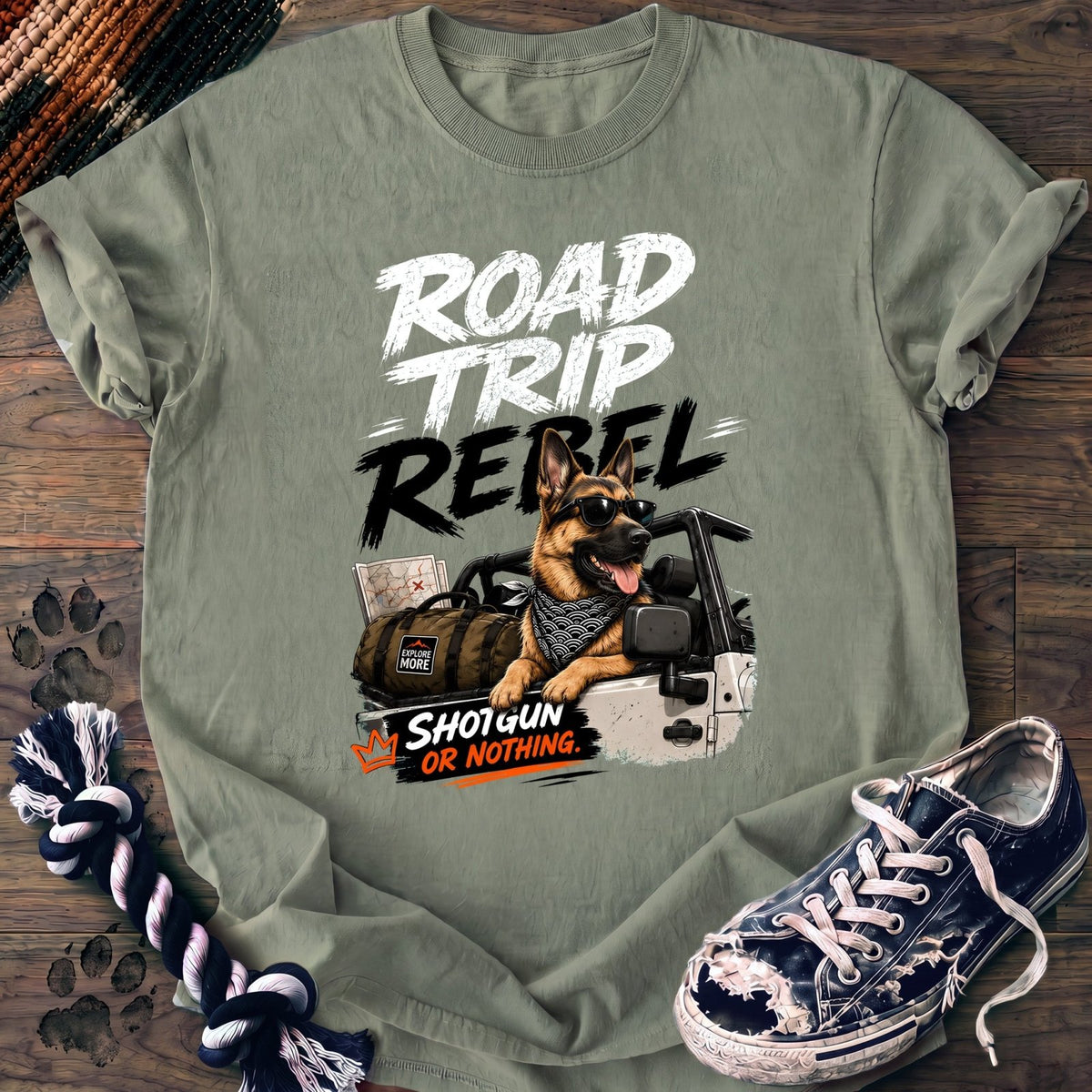 Road Trip Rebel - German Shepherd - PAWSSION CLUB