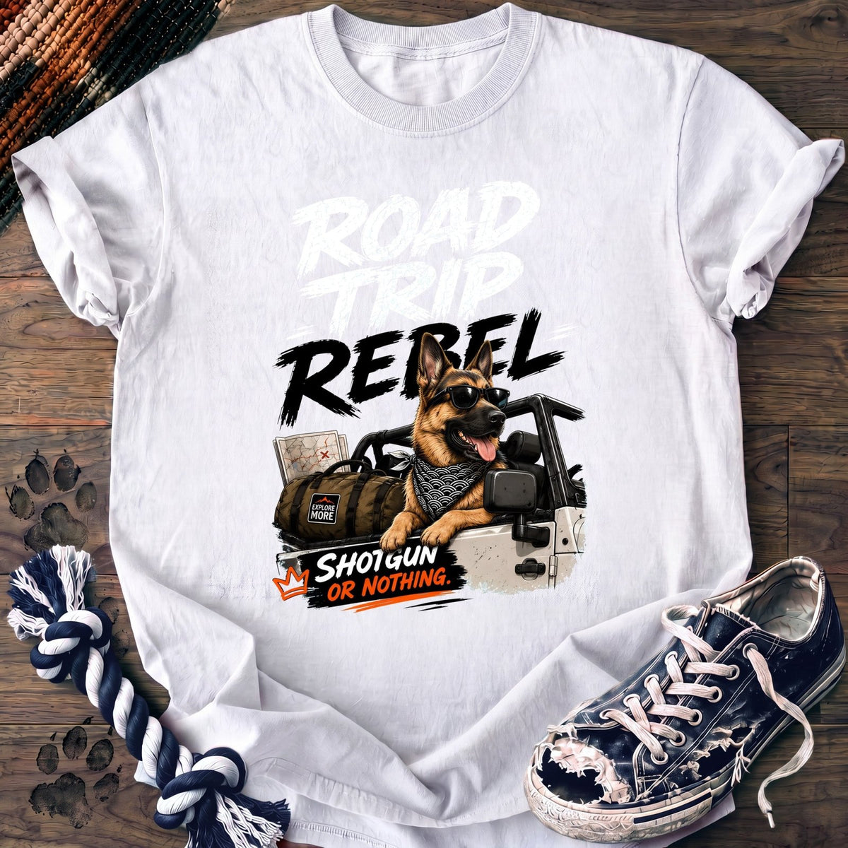Road Trip Rebel - German Shepherd - PAWSSION CLUB