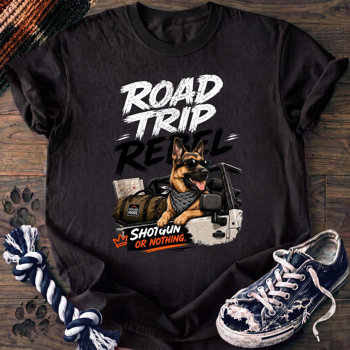 Road Trip Rebel - German Shepherd - PAWSSION CLUB