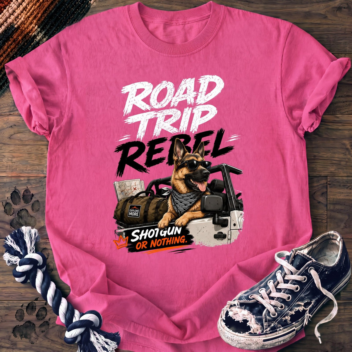 Road Trip Rebel - German Shepherd - PAWSSION CLUB