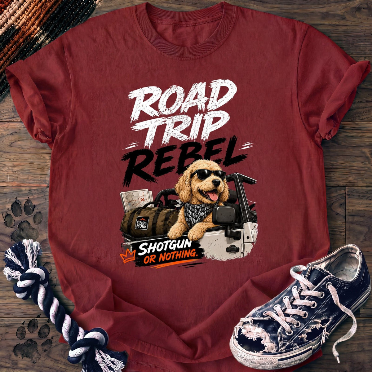 Road Trip Rebel - Goldendoodle - PAWSSION CLUB