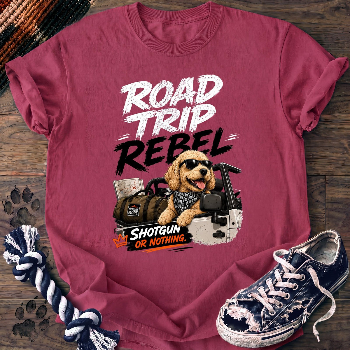 Road Trip Rebel - Goldendoodle - PAWSSION CLUB