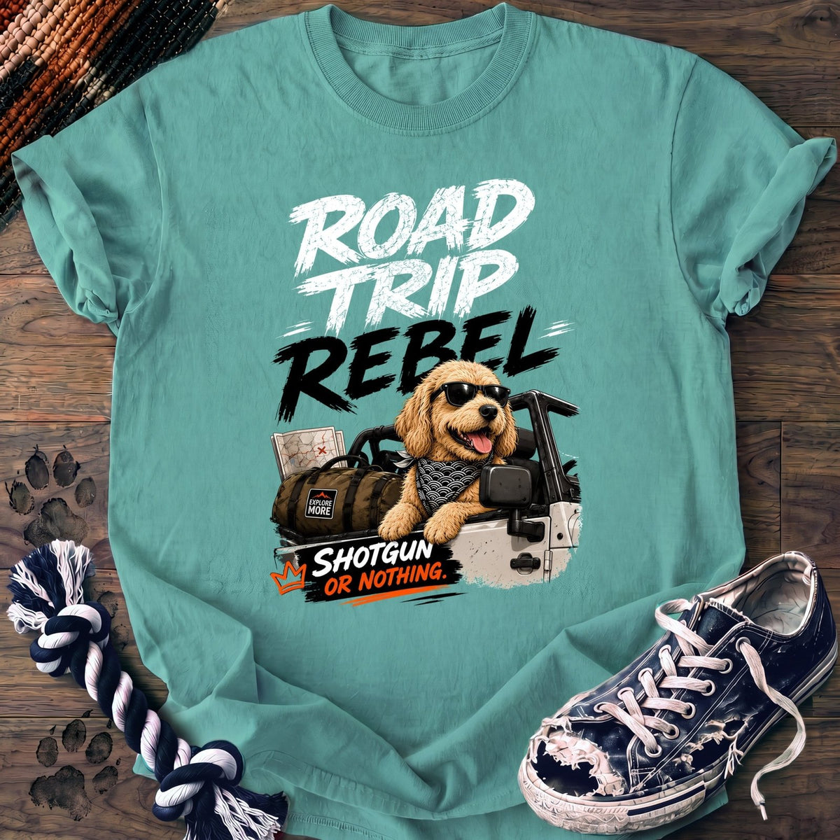 Road Trip Rebel - Goldendoodle - PAWSSION CLUB