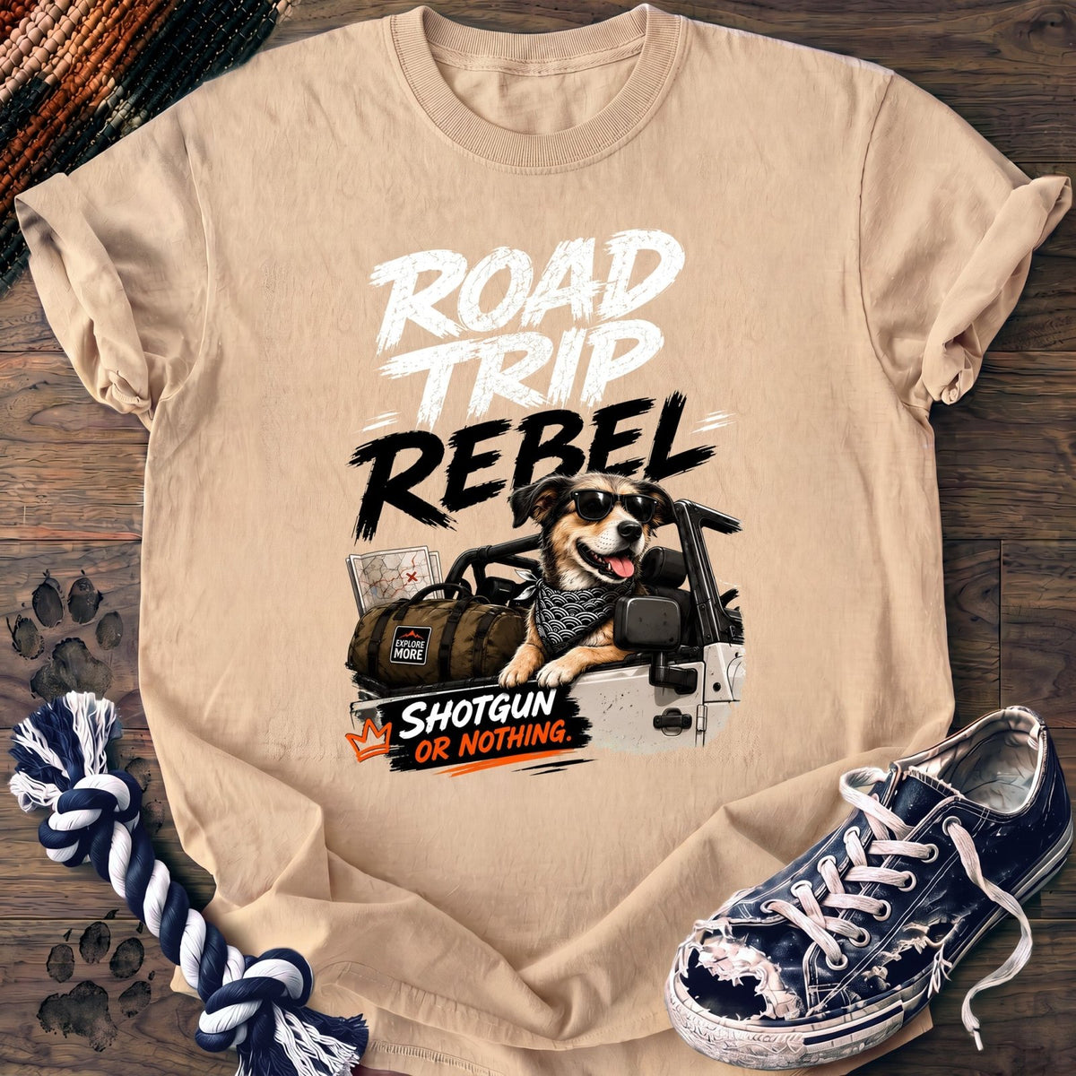Road Trip Rebel - Mixed Breed - PAWSSION CLUB