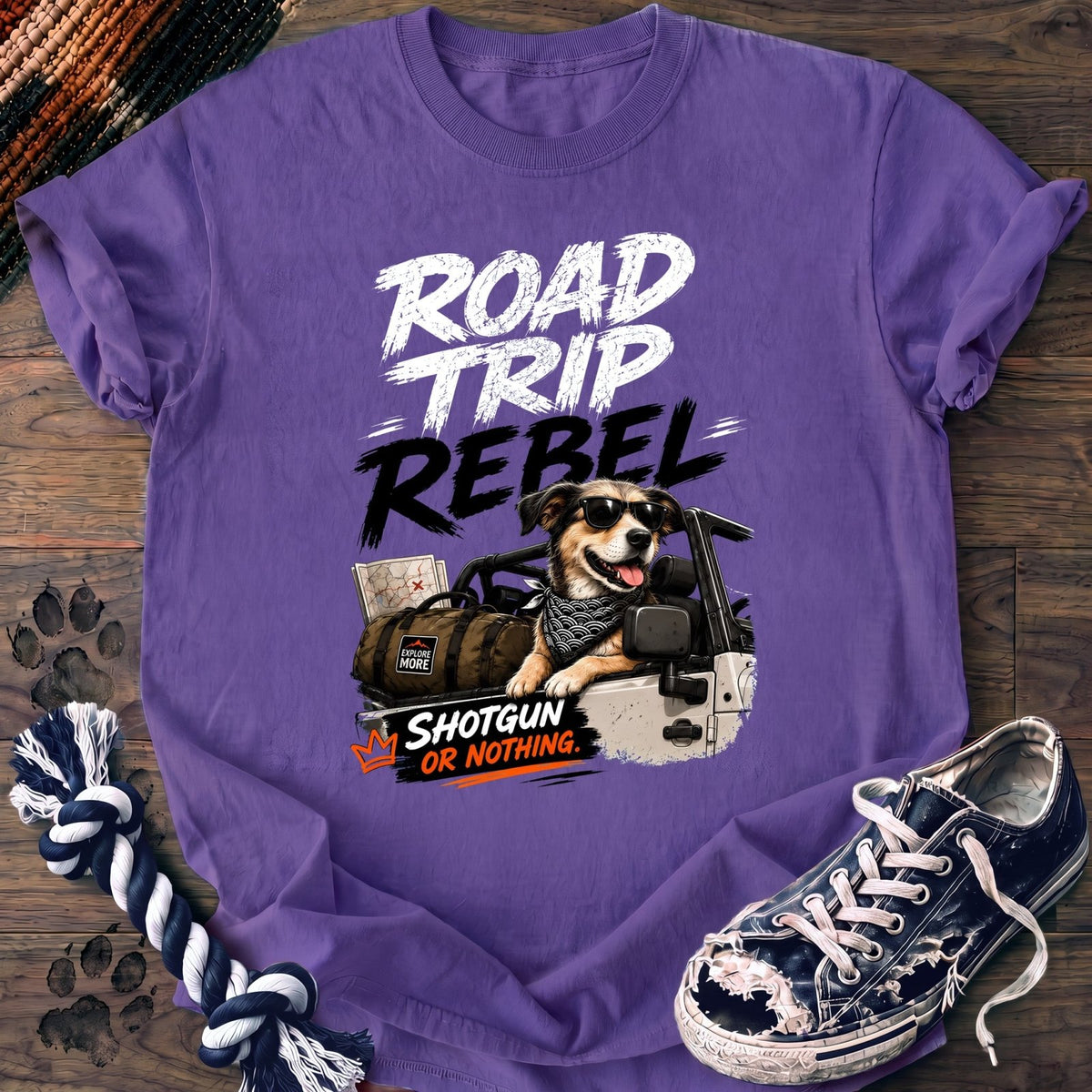 Road Trip Rebel - Mixed Breed - PAWSSION CLUB
