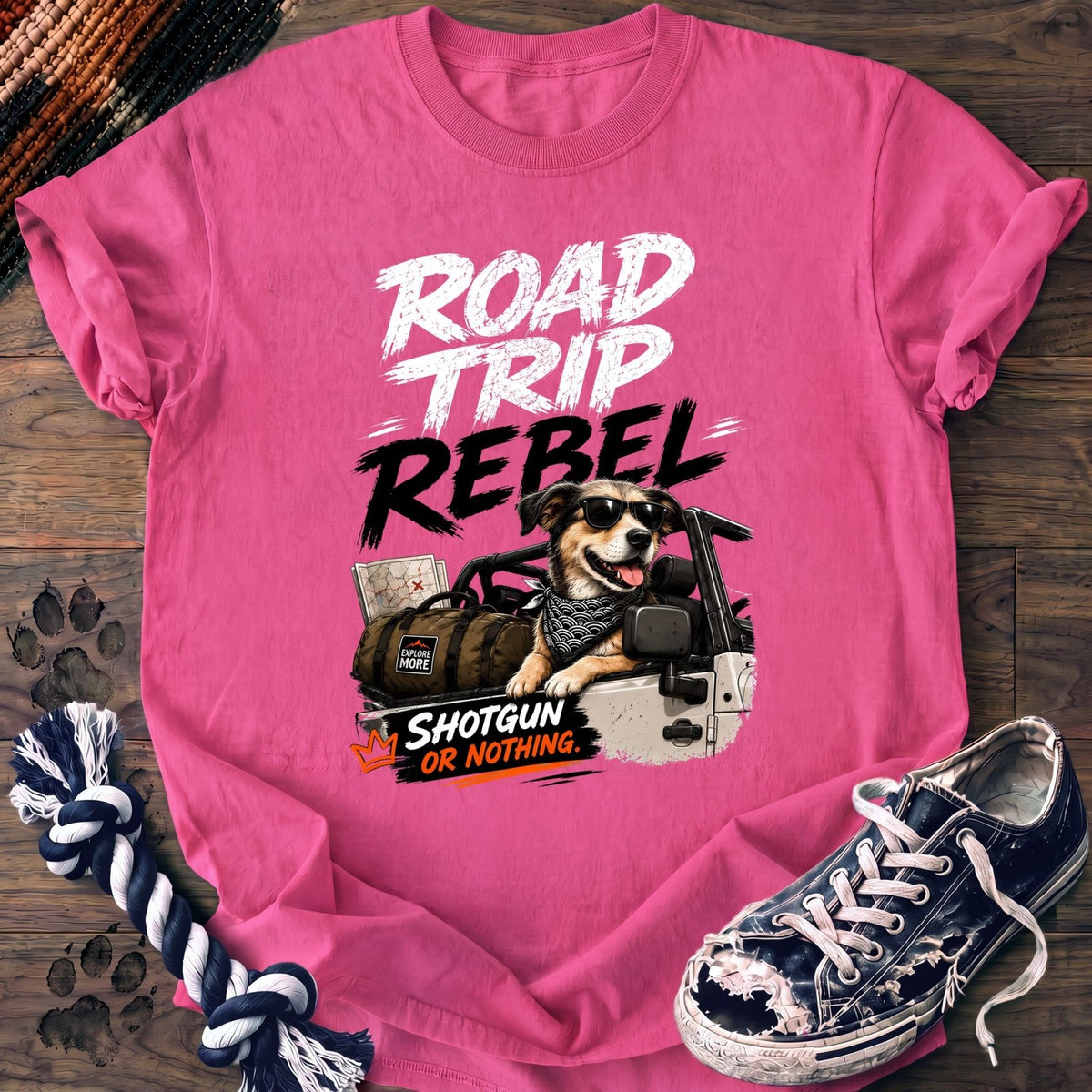 Road Trip Rebel - Mixed Breed - PAWSSION CLUB