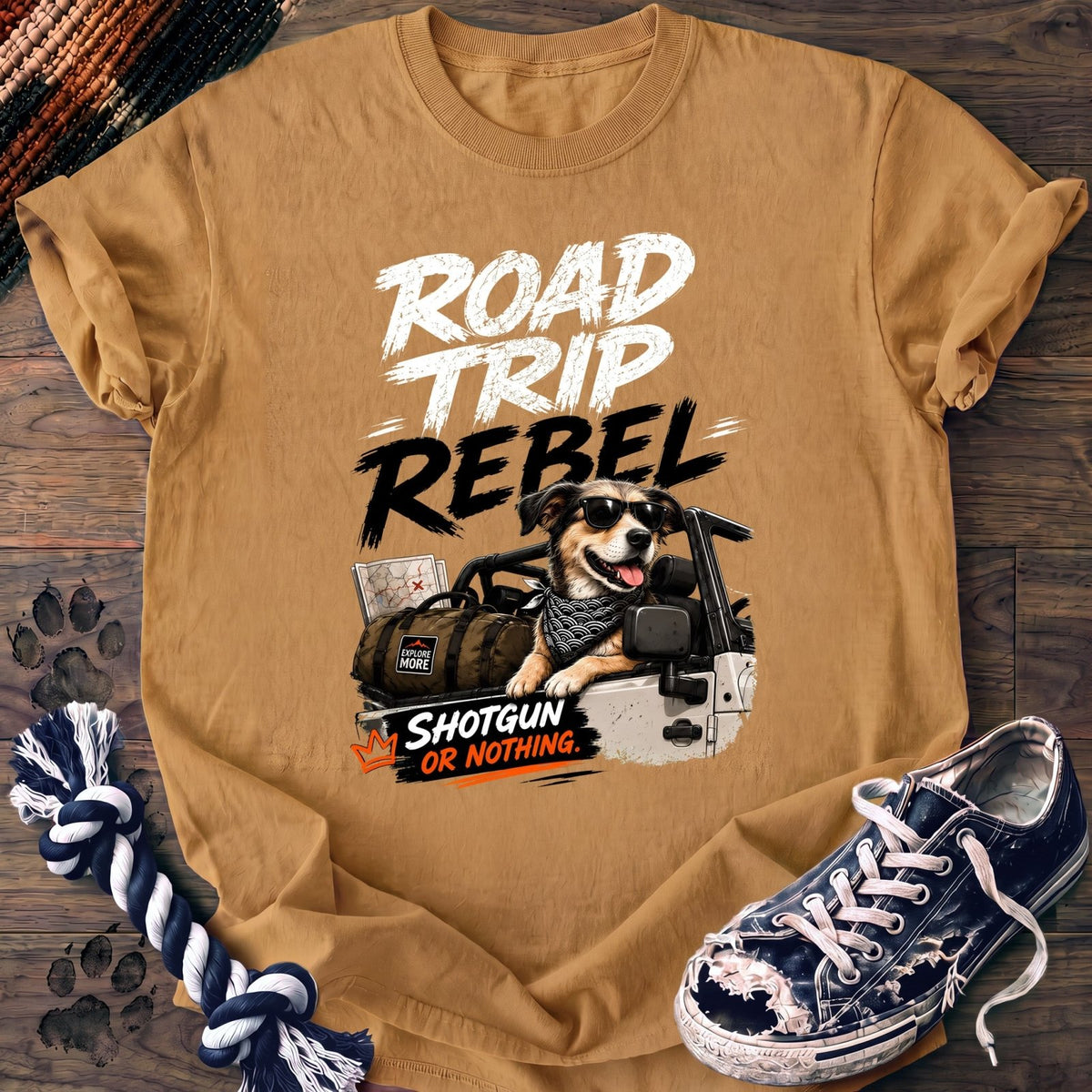 Road Trip Rebel - Mixed Breed - PAWSSION CLUB