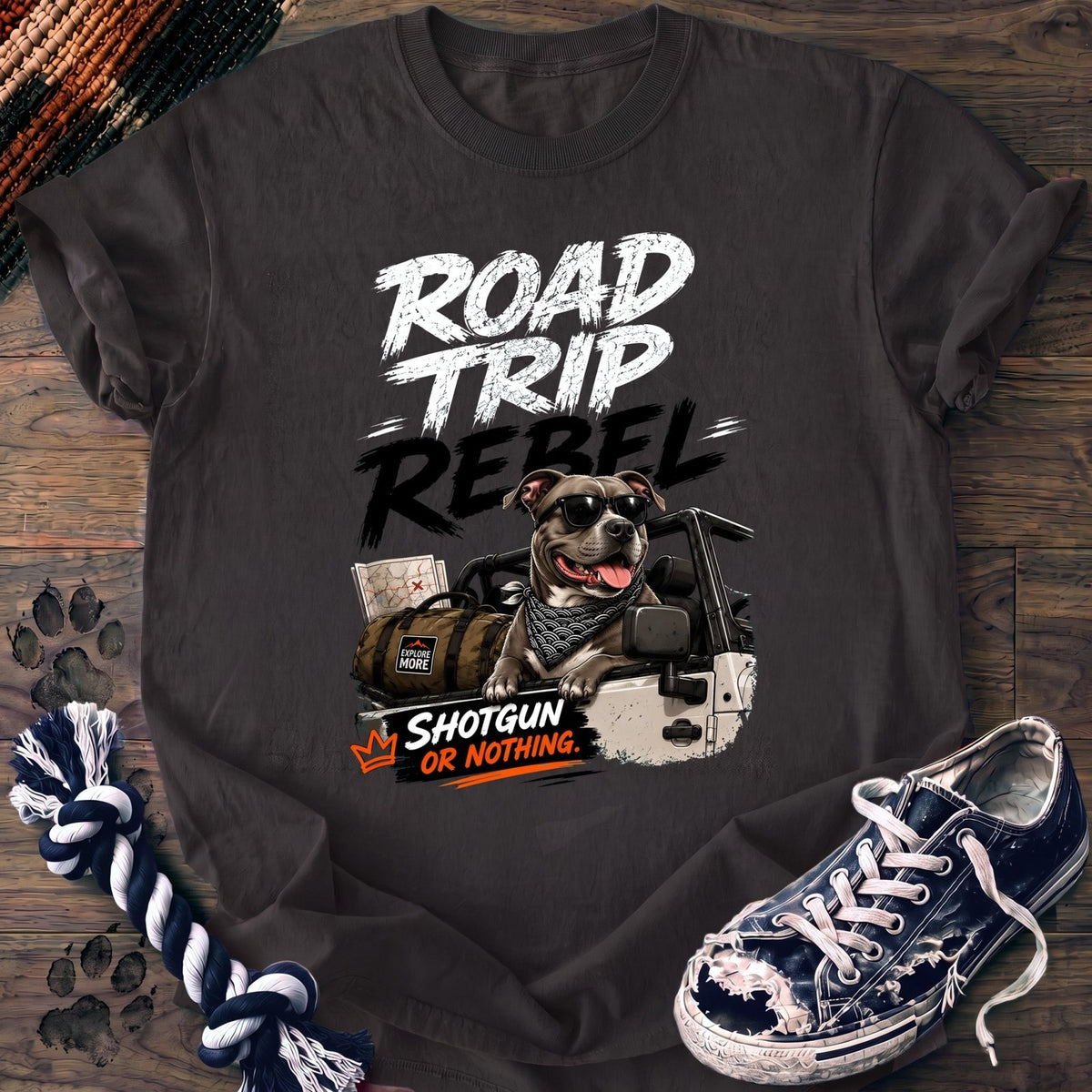 Road Trip Rebel - Pitbull - PAWSSION CLUB