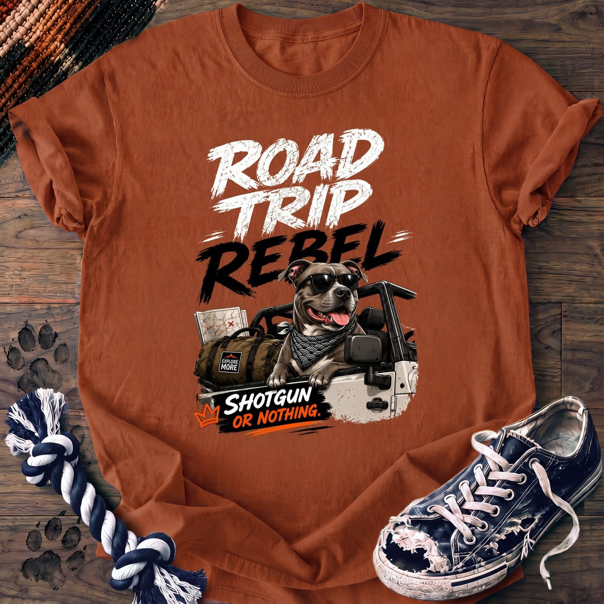 Road Trip Rebel - Pitbull - PAWSSION CLUB