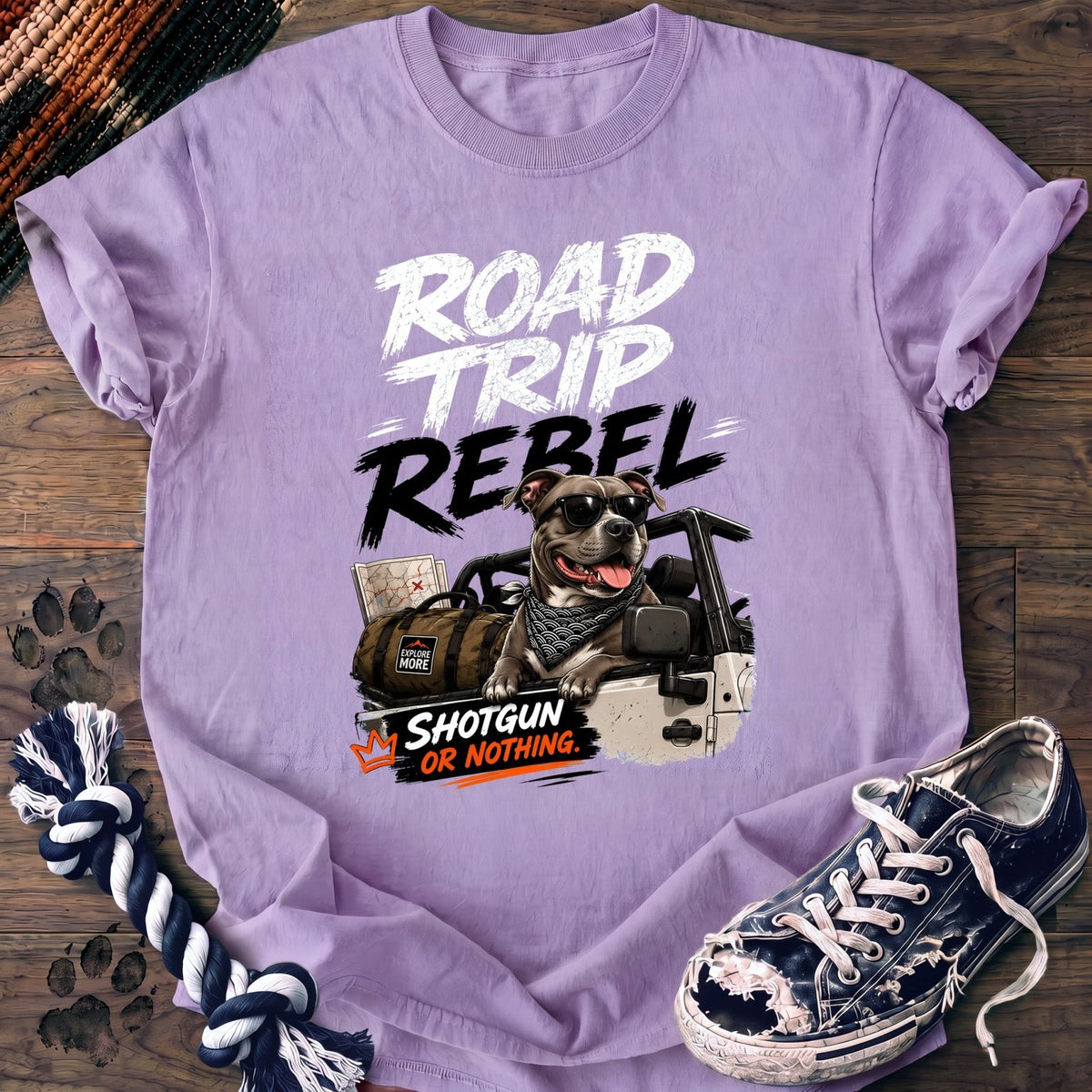 Road Trip Rebel - Pitbull - PAWSSION CLUB