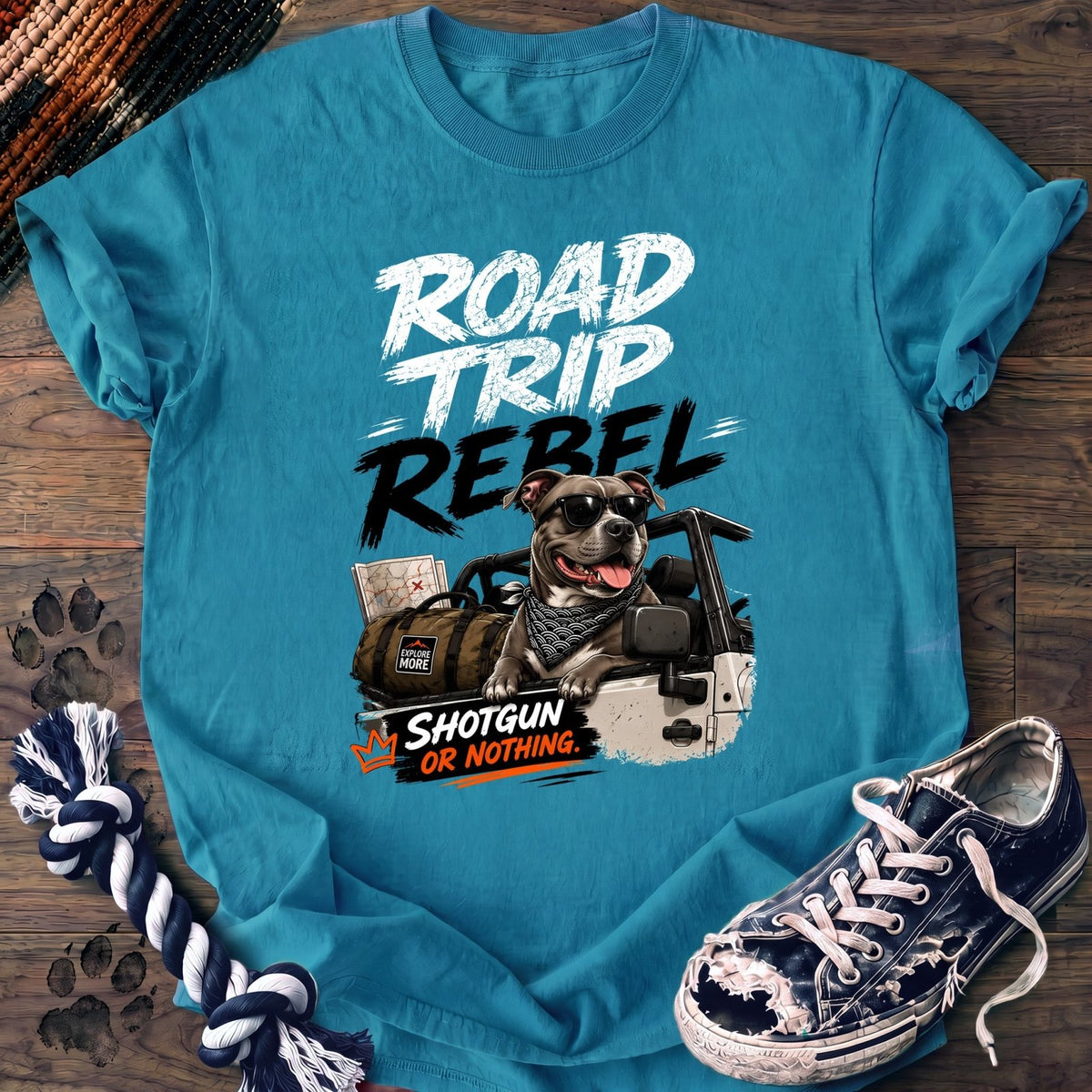 Road Trip Rebel - Pitbull - PAWSSION CLUB