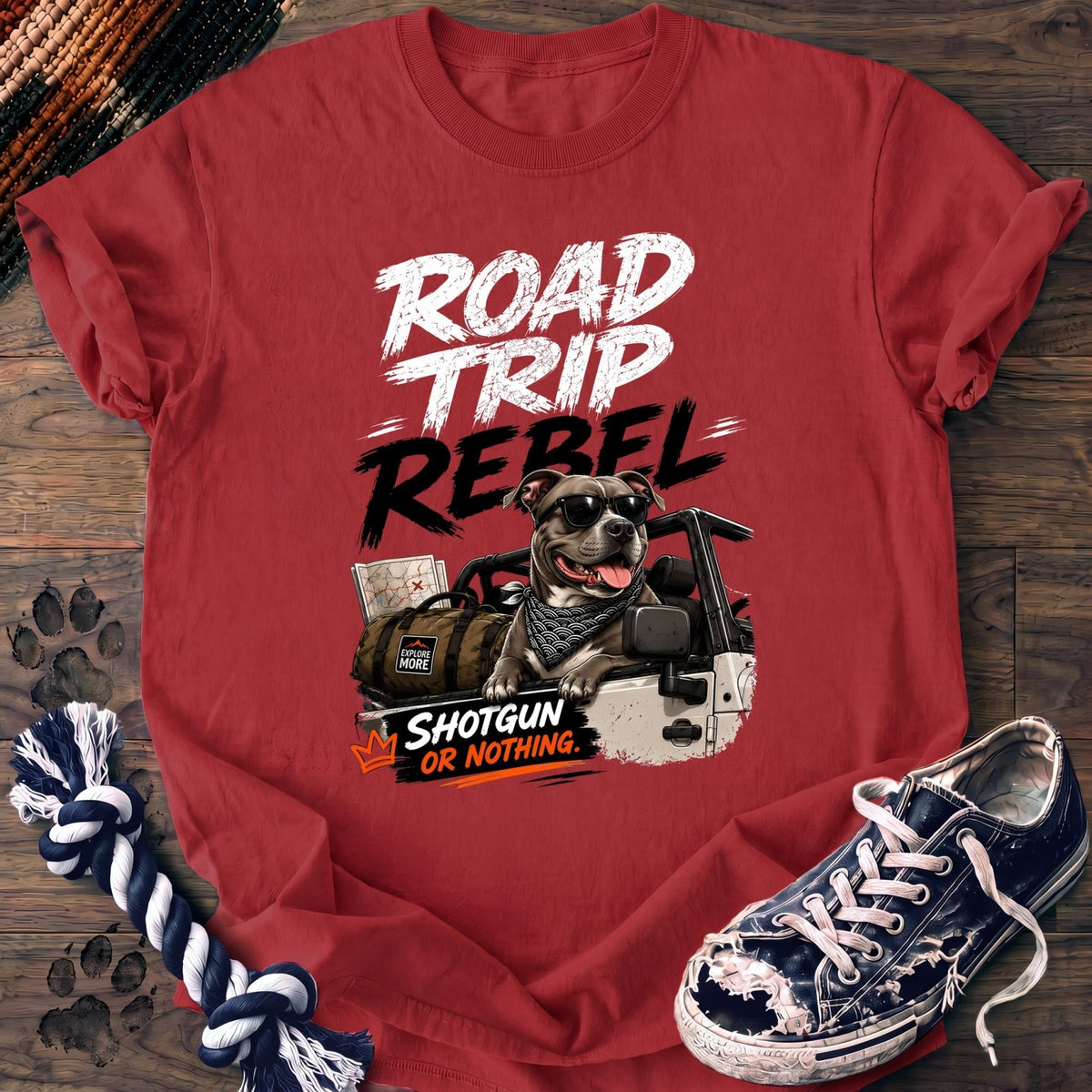 Road Trip Rebel - Pitbull - PAWSSION CLUB