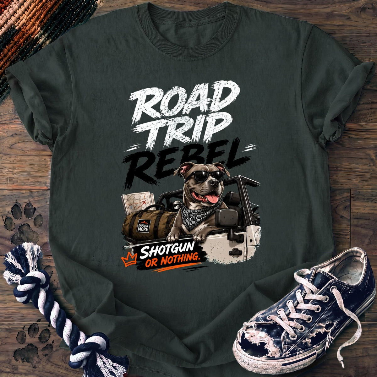 Road Trip Rebel - Pitbull - PAWSSION CLUB