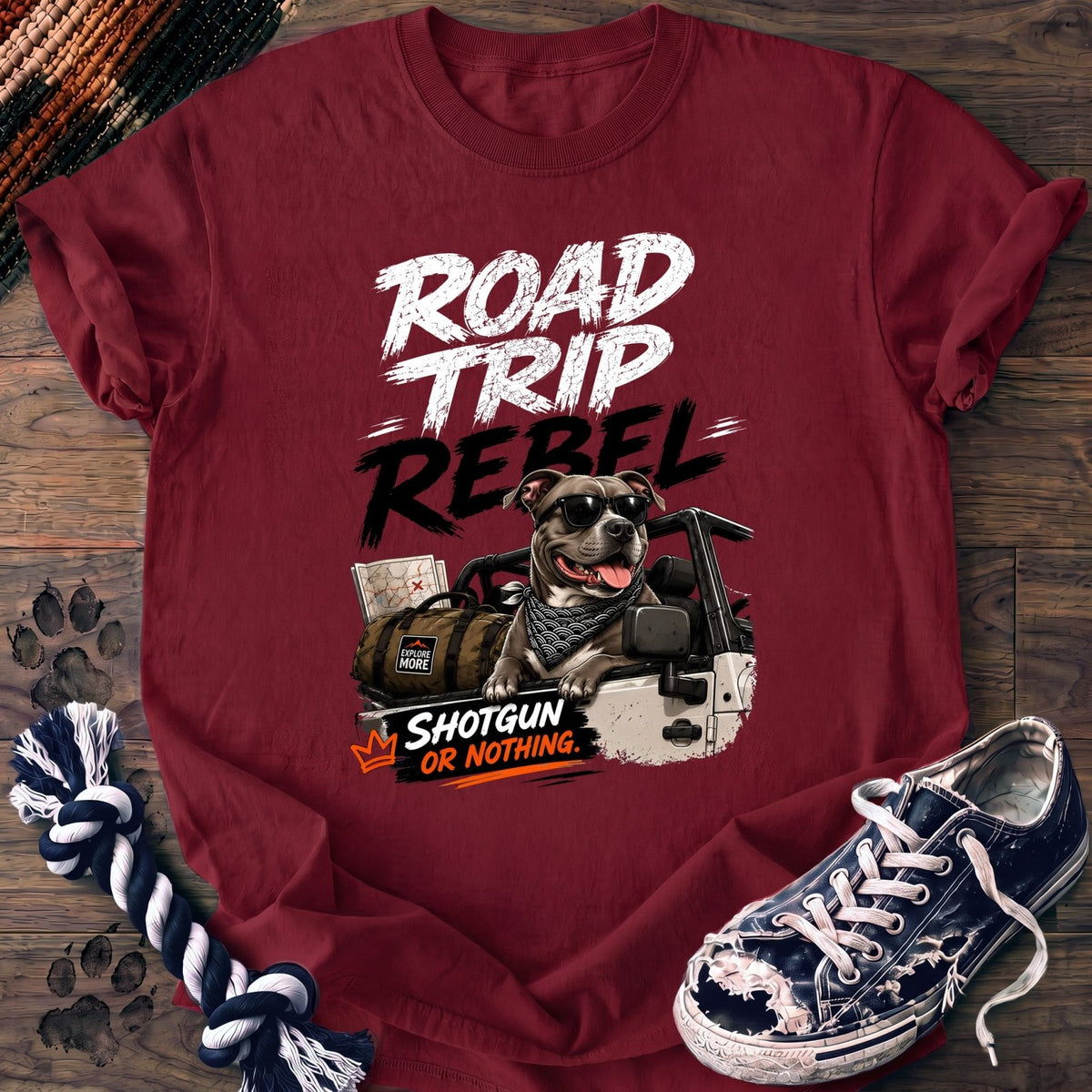 Road Trip Rebel - Pitbull - PAWSSION CLUB