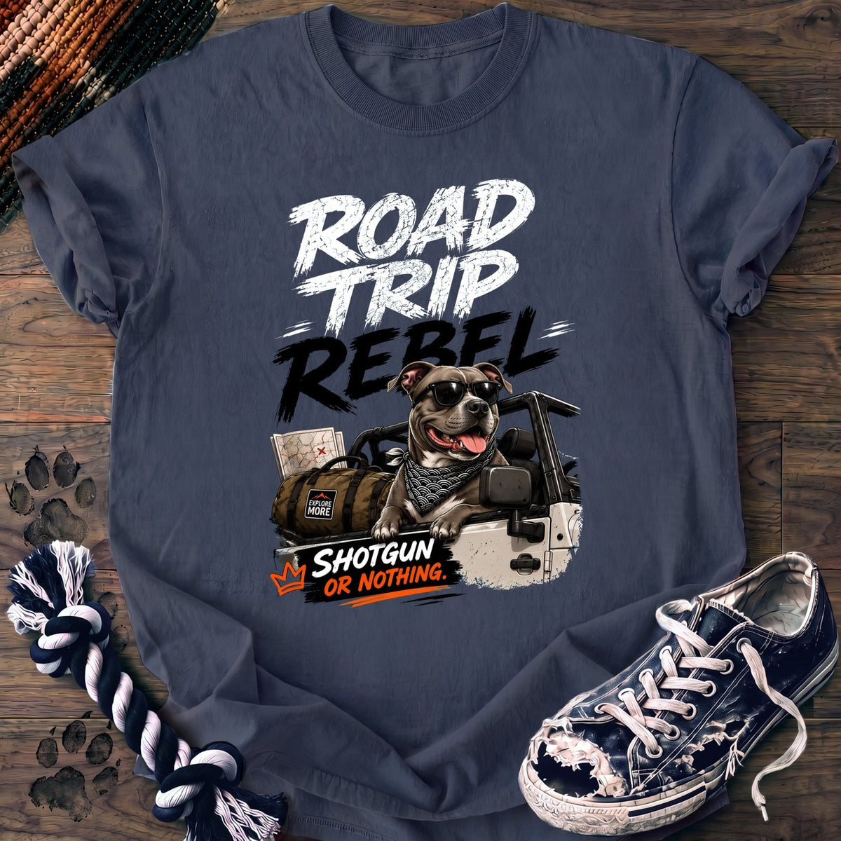 Road Trip Rebel - Pitbull - PAWSSION CLUB