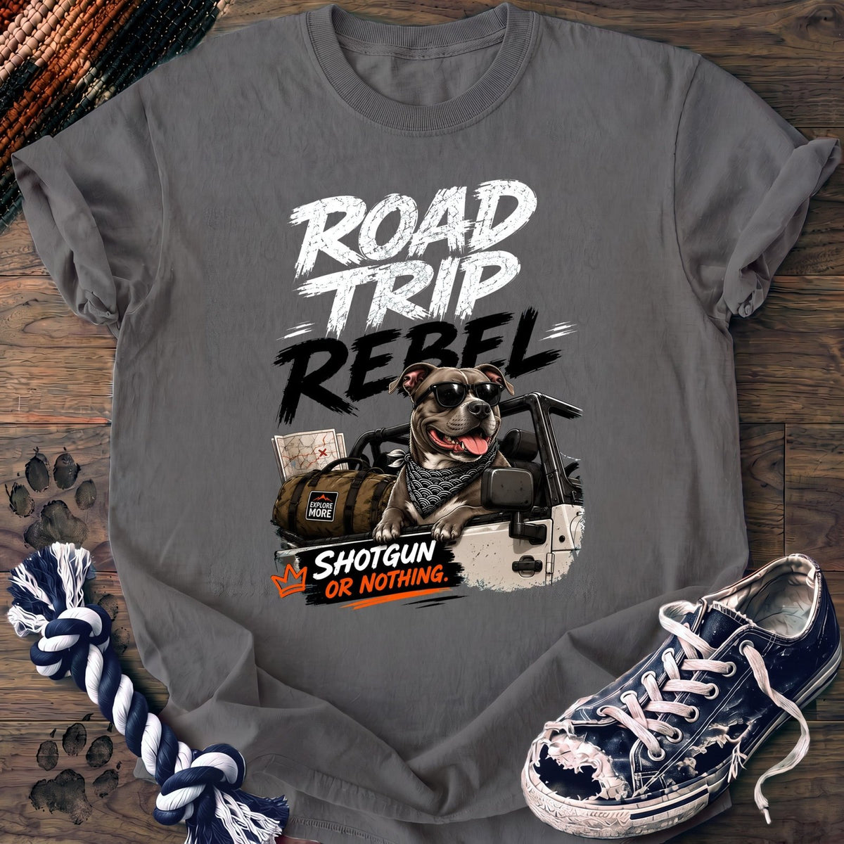 Road Trip Rebel - Pitbull - PAWSSION CLUB