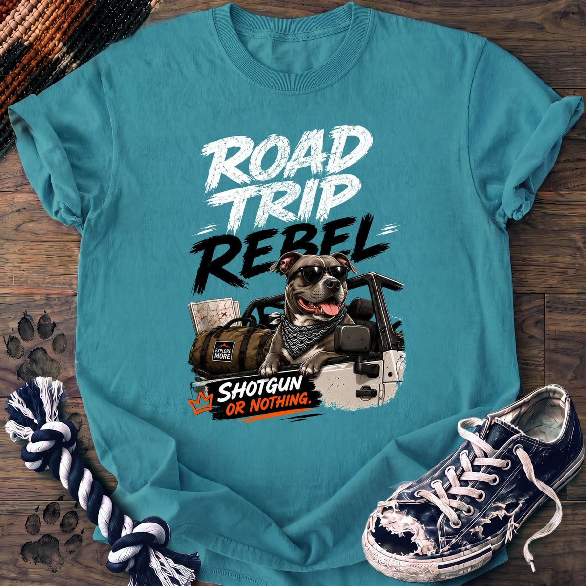 Road Trip Rebel - Pitbull - PAWSSION CLUB