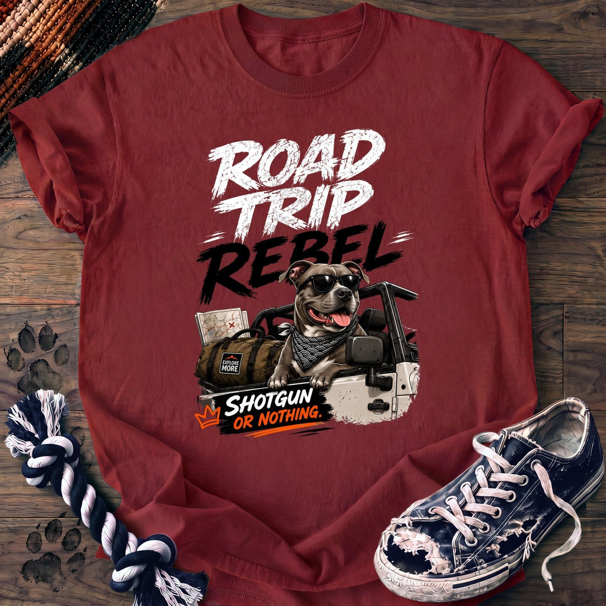 Road Trip Rebel - Pitbull - PAWSSION CLUB