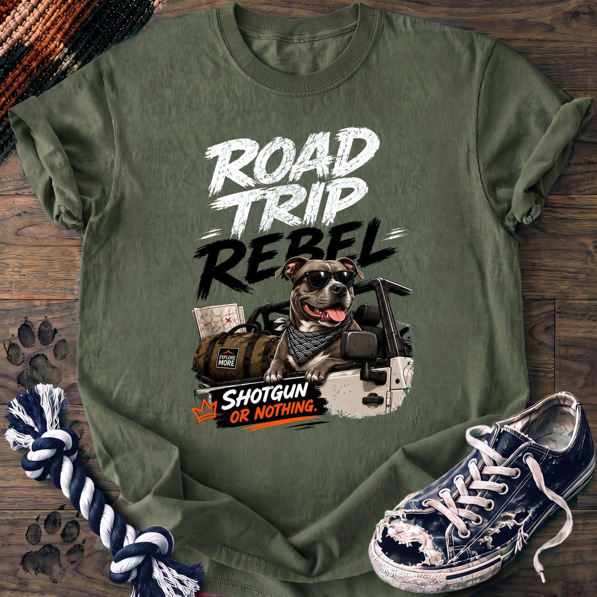 Road Trip Rebel - Pitbull - PAWSSION CLUB