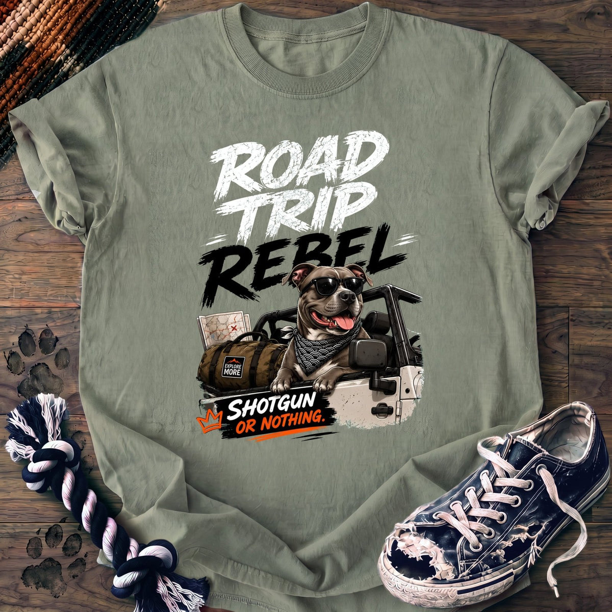 Road Trip Rebel - Pitbull - PAWSSION CLUB