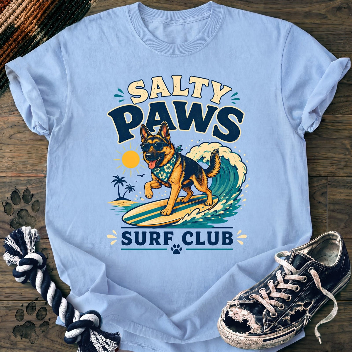 Salty Paws Surf Club - German Shepherd - PAWSSION CLUB