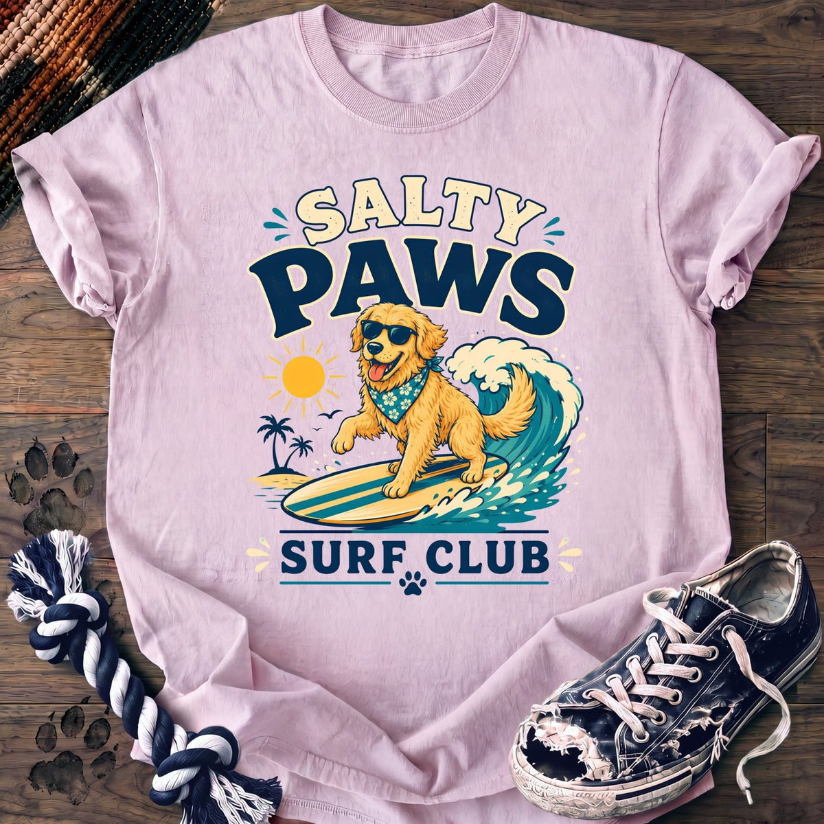 Salty Paws Surf Club - Golden Retriever - PAWSSION CLUB