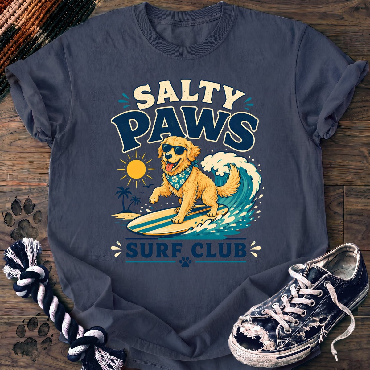 Salty Paws Surf Club - Golden Retriever - PAWSSION CLUB
