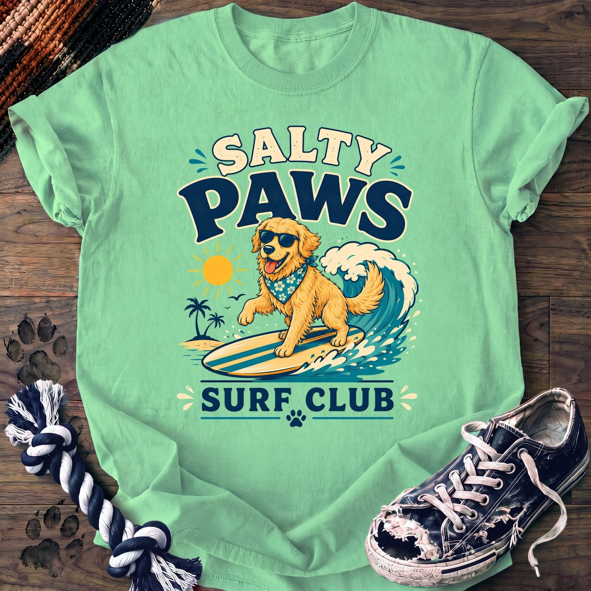 Salty Paws Surf Club - Golden Retriever - PAWSSION CLUB