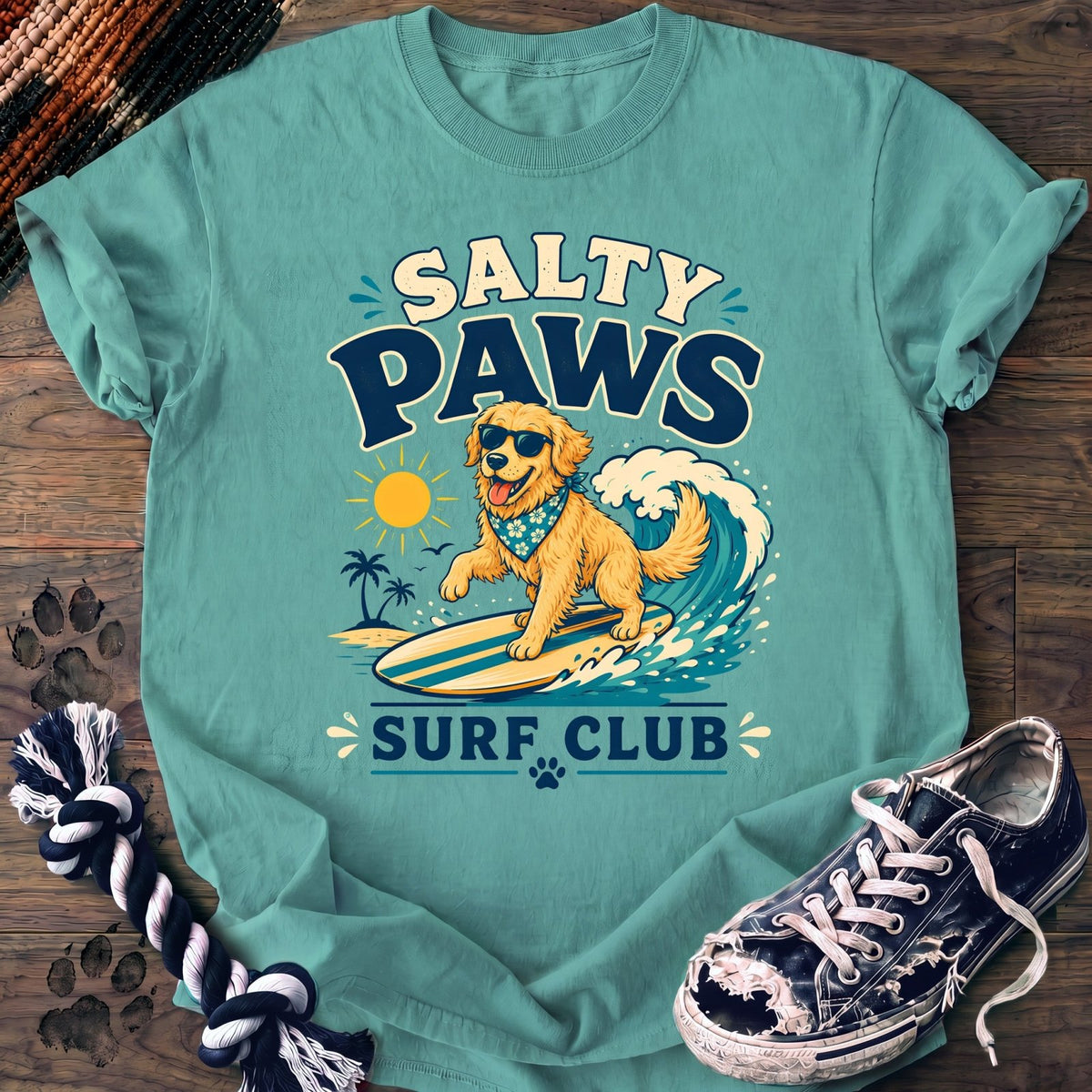 Salty Paws Surf Club - Golden Retriever - PAWSSION CLUB