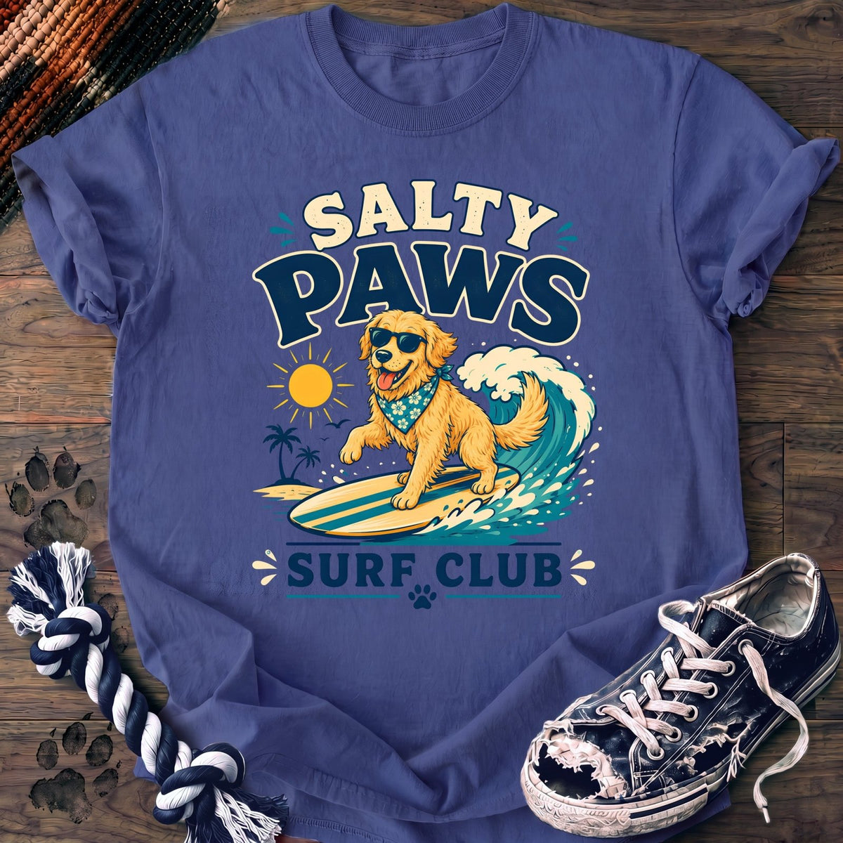 Salty Paws Surf Club - Golden Retriever - PAWSSION CLUB
