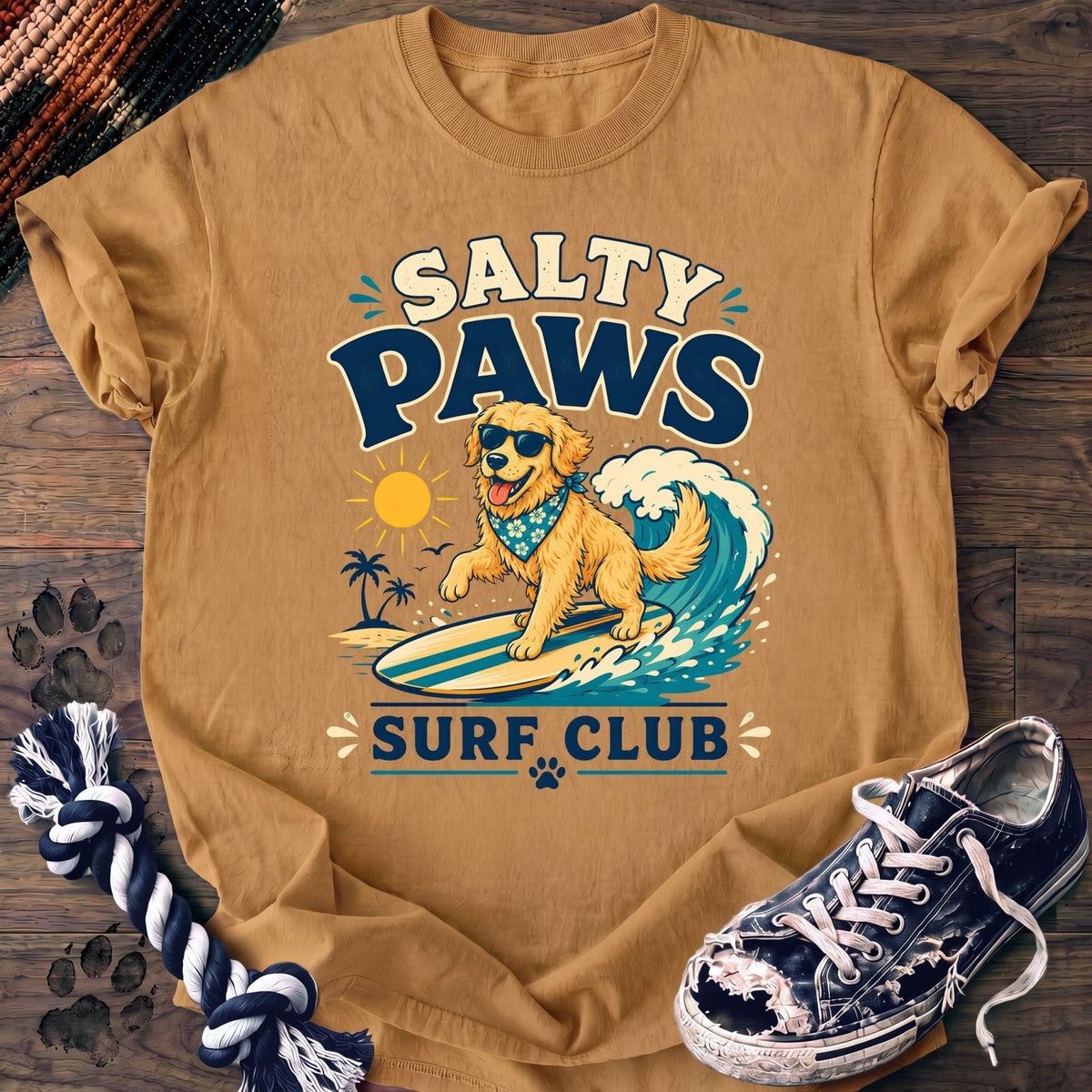 Salty Paws Surf Club - Golden Retriever - PAWSSION CLUB