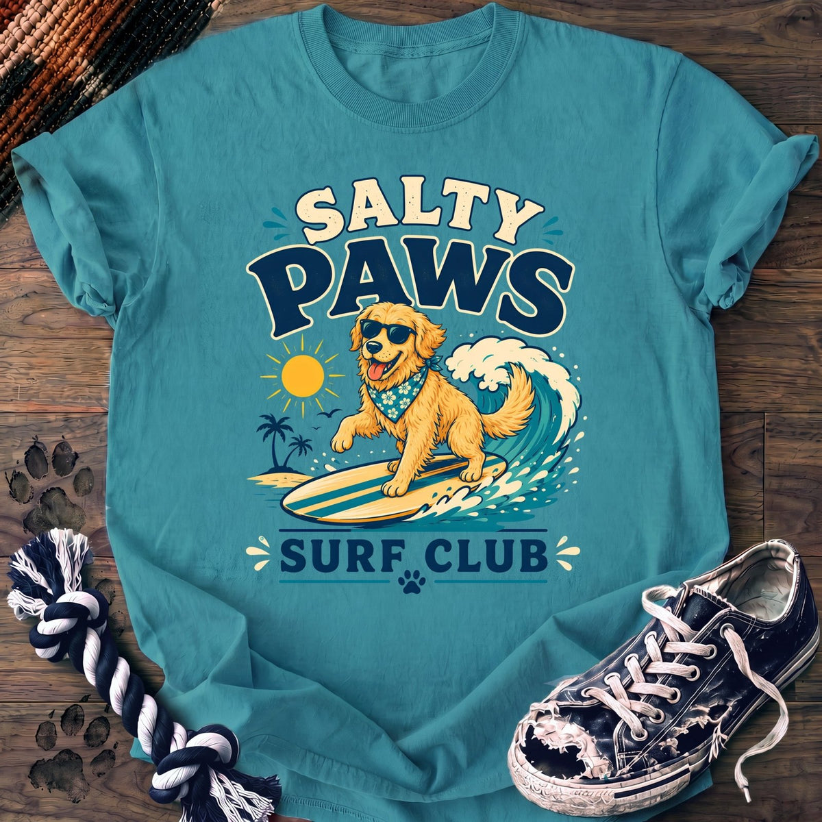 Salty Paws Surf Club - Golden Retriever - PAWSSION CLUB