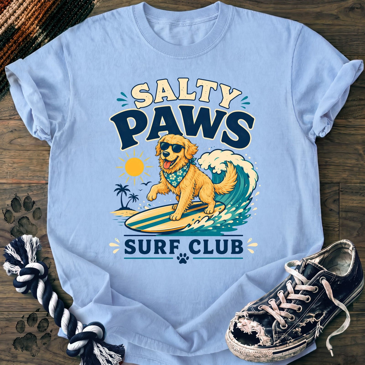 Salty Paws Surf Club - Golden Retriever - PAWSSION CLUB