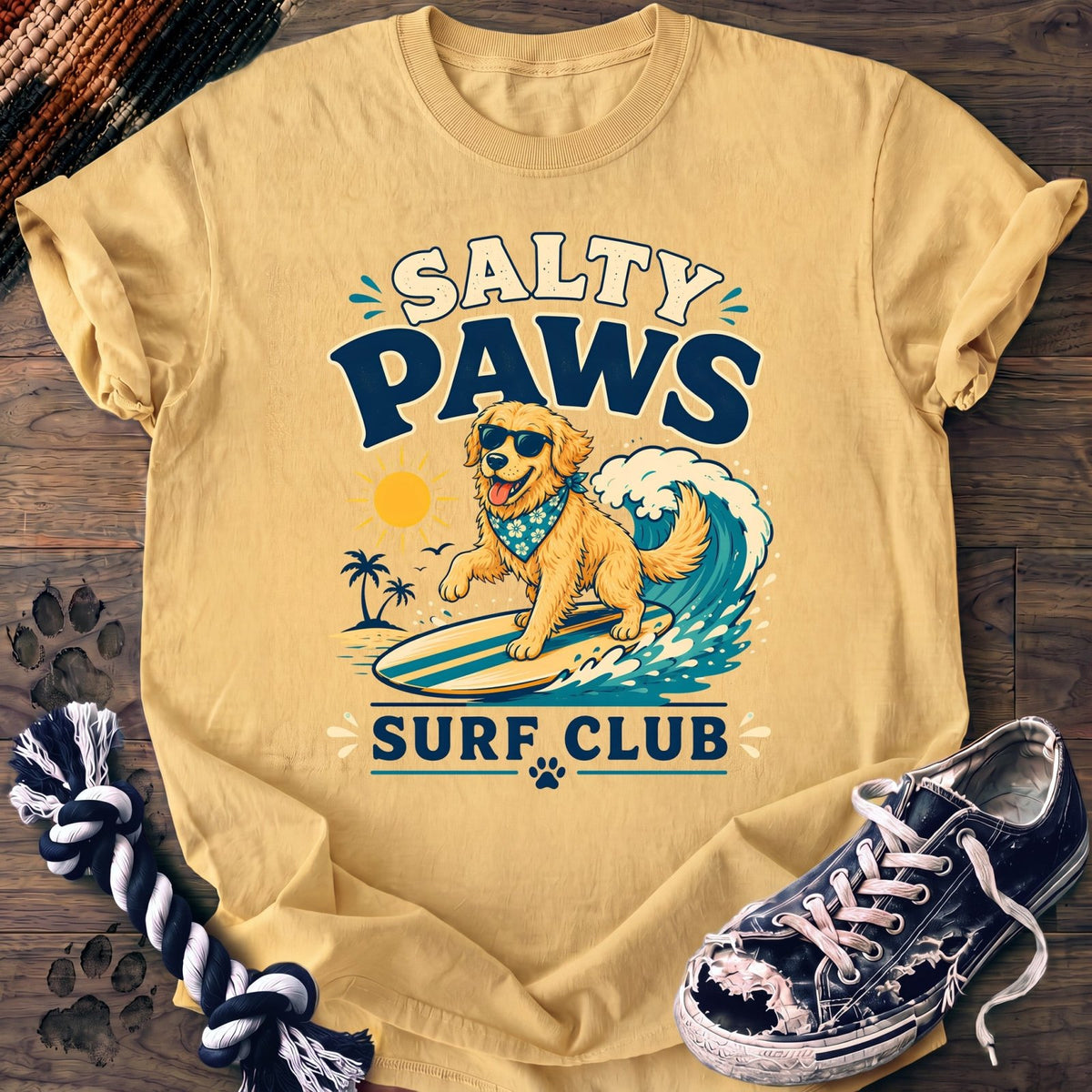 Salty Paws Surf Club - Golden Retriever - PAWSSION CLUB