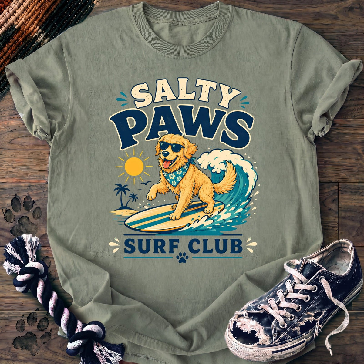 Salty Paws Surf Club - Golden Retriever - PAWSSION CLUB
