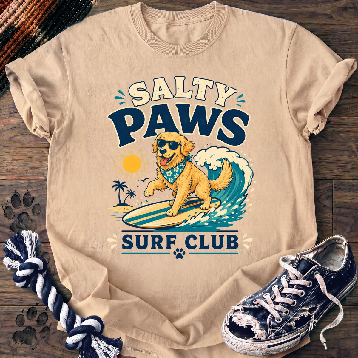 Salty Paws Surf Club - Golden Retriever - PAWSSION CLUB