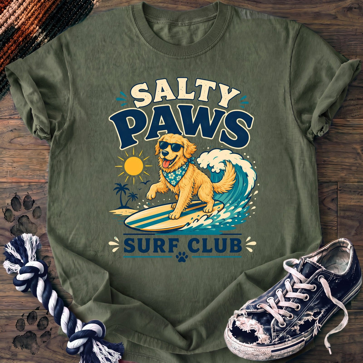 Salty Paws Surf Club - Golden Retriever - PAWSSION CLUB