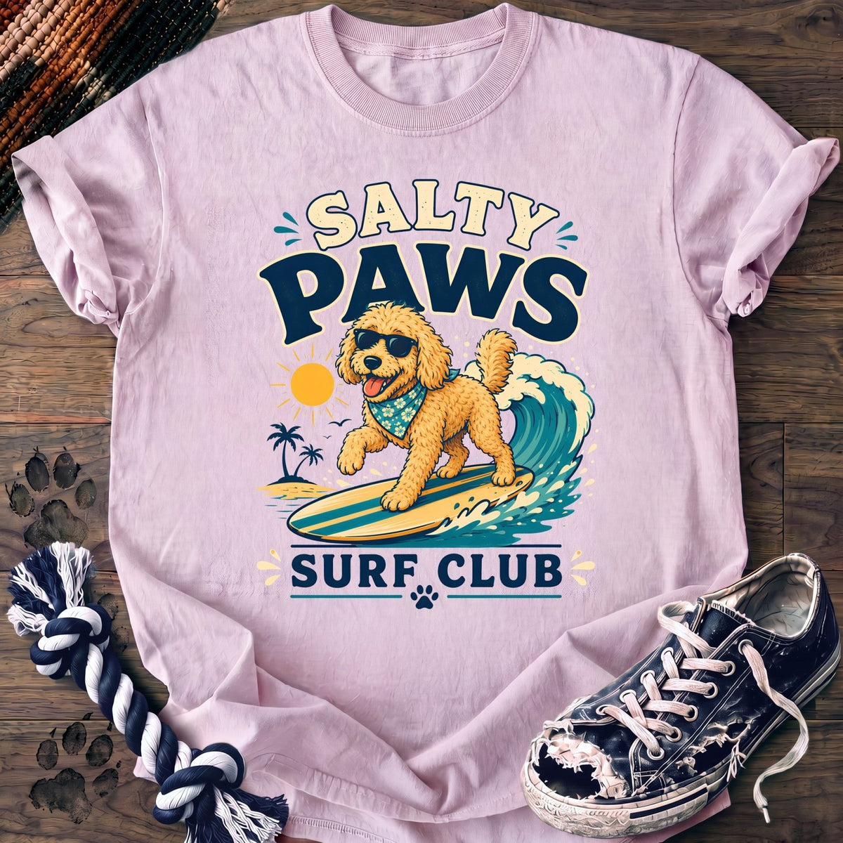 Salty Paws Surf Club - Goldendoodle - PAWSSION CLUB