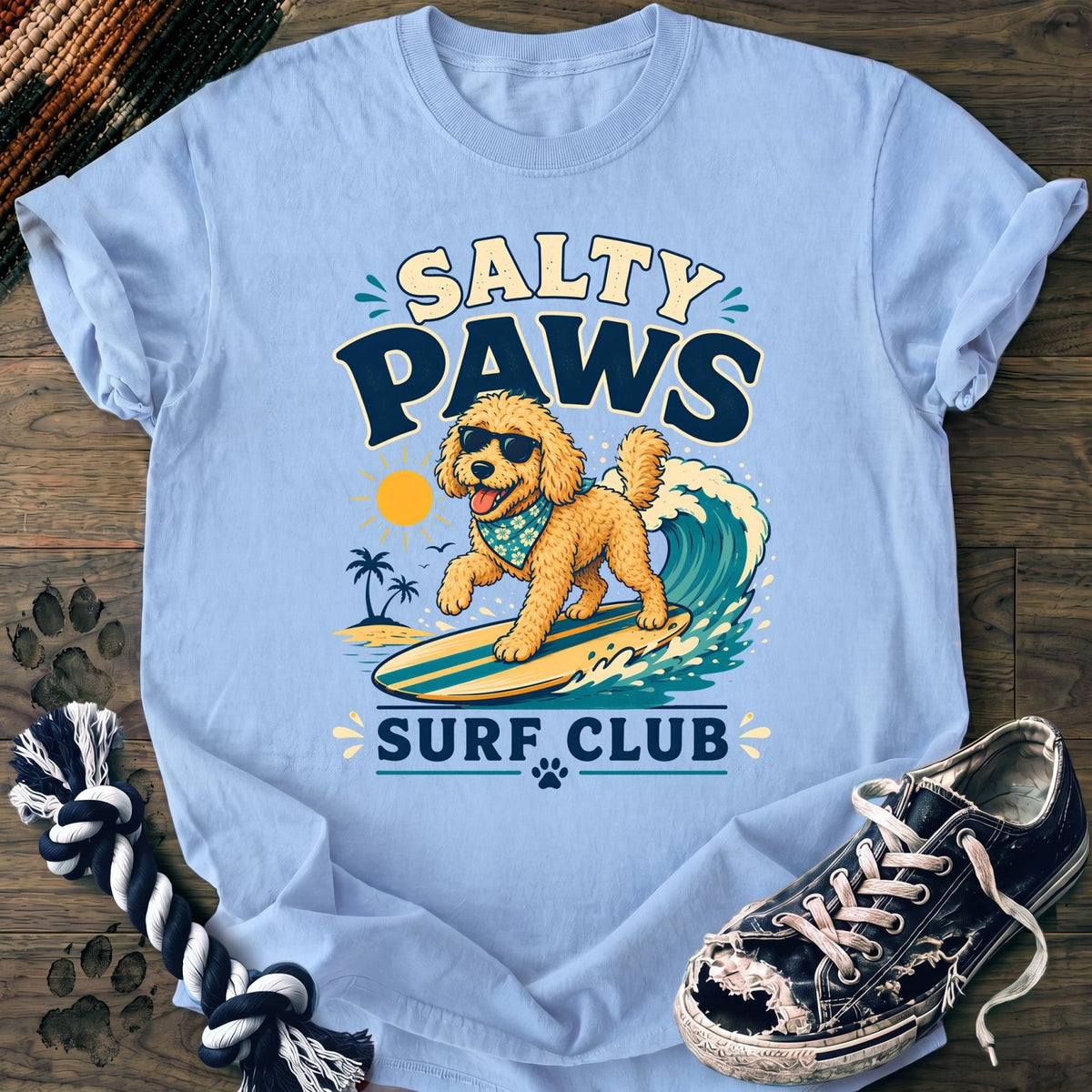 Salty Paws Surf Club - Goldendoodle - PAWSSION CLUB