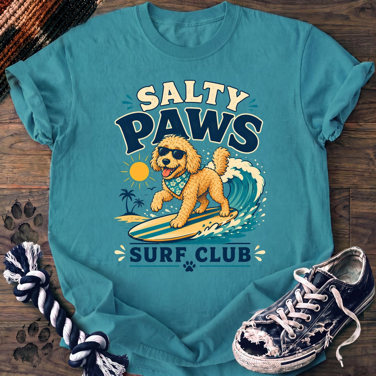 Salty Paws Surf Club - Goldendoodle - PAWSSION CLUB