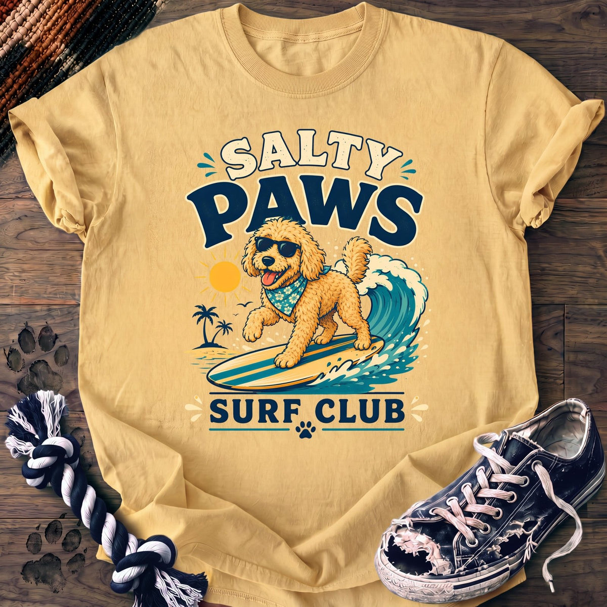 Salty Paws Surf Club - Goldendoodle - PAWSSION CLUB