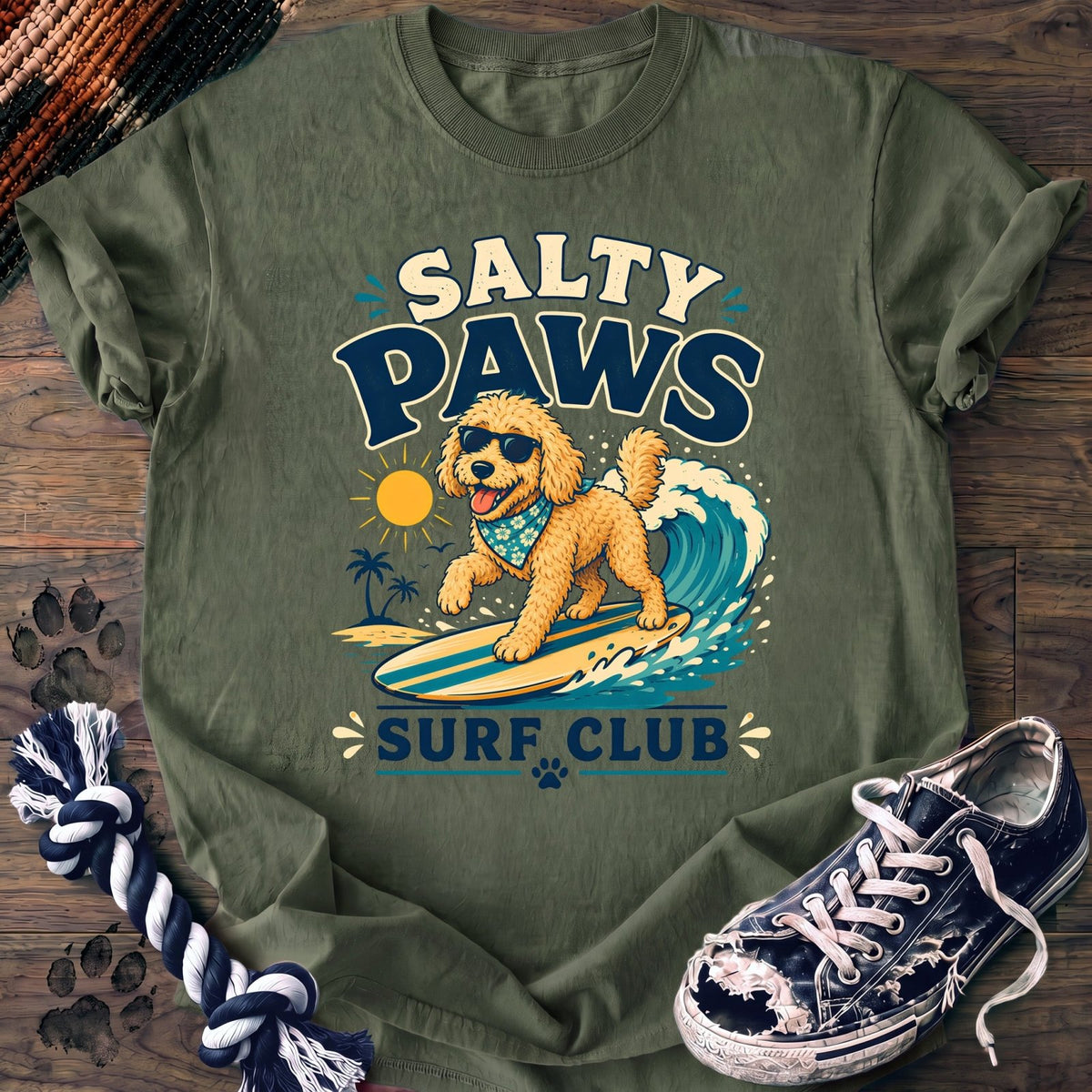 Salty Paws Surf Club - Goldendoodle - PAWSSION CLUB