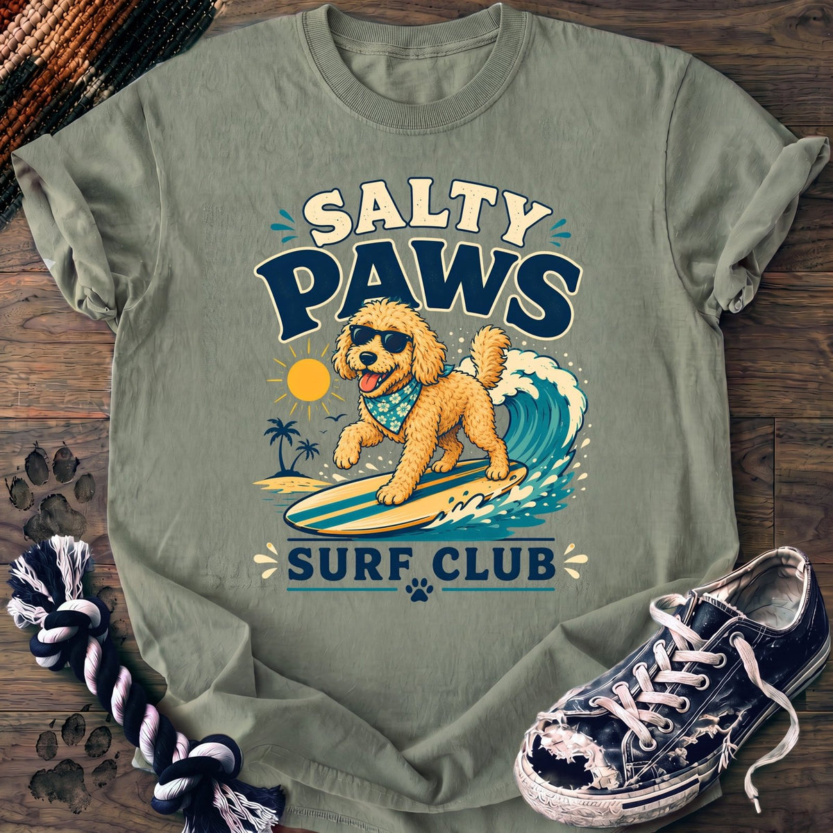 Salty Paws Surf Club - Goldendoodle - PAWSSION CLUB