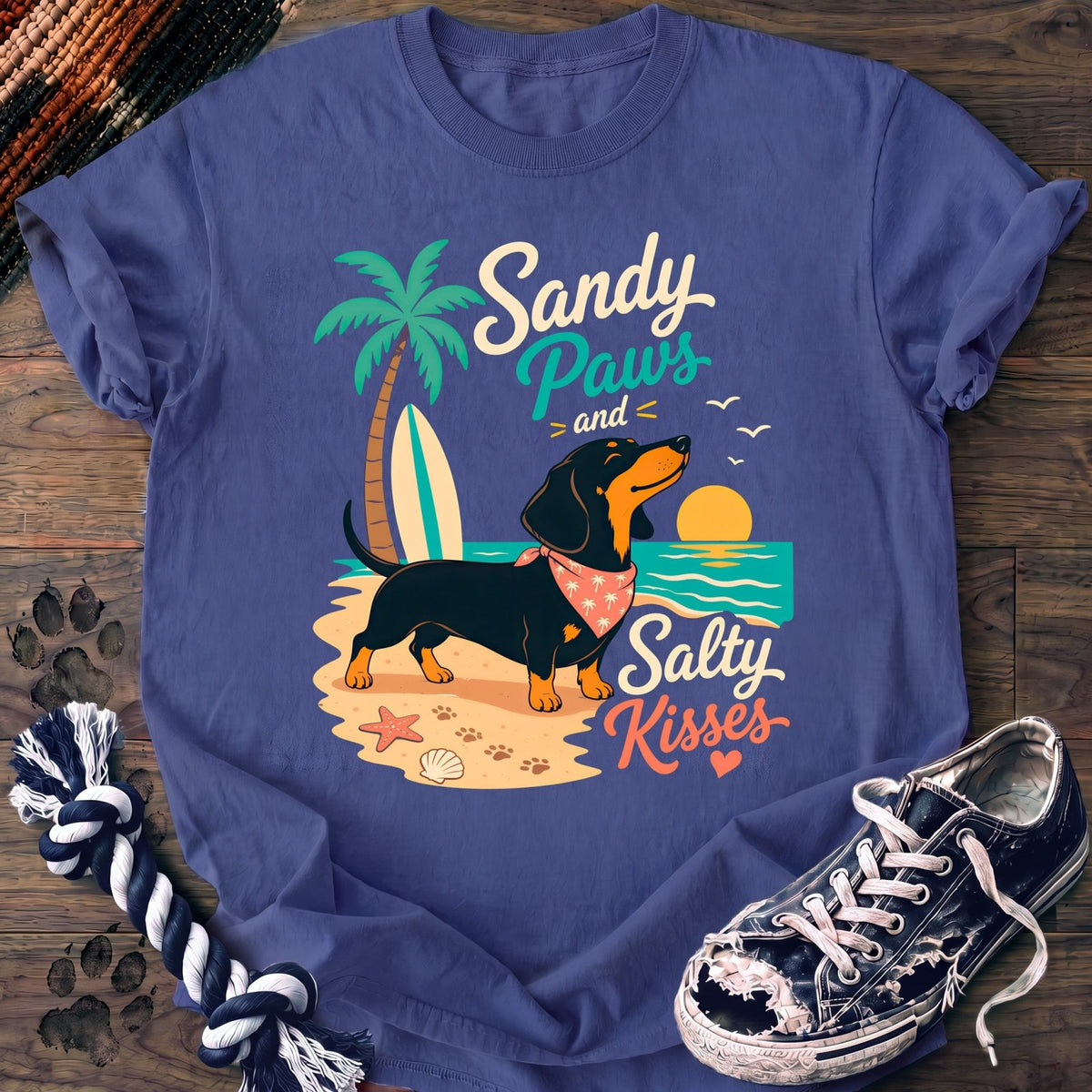Sandy Paws And Salty Kisses - Dachshund - PAWSSION CLUB
