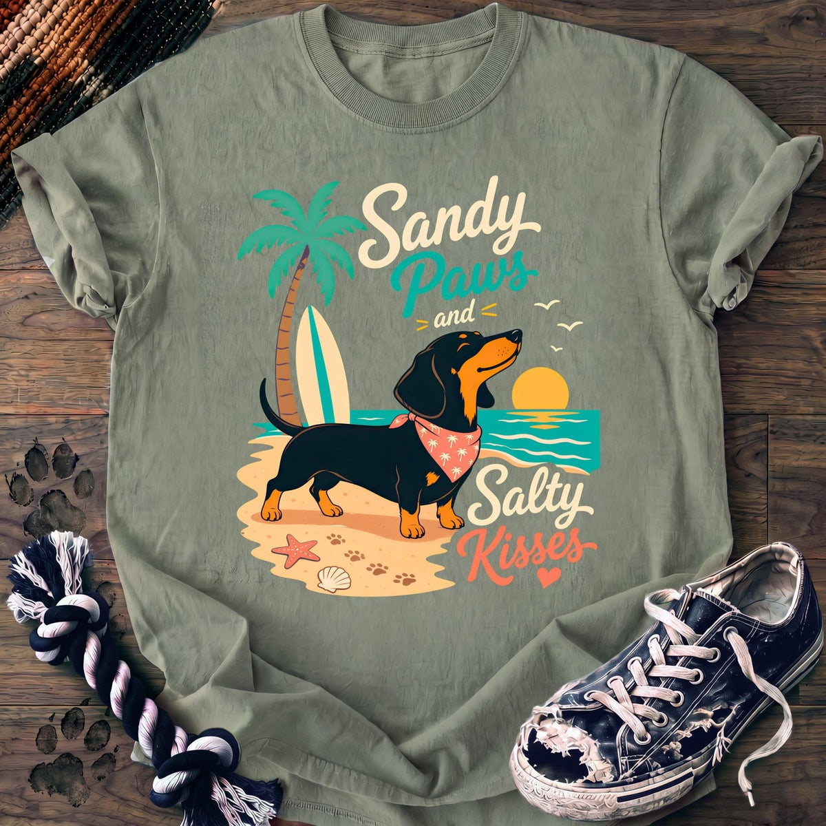 Sandy Paws And Salty Kisses - Dachshund - PAWSSION CLUB