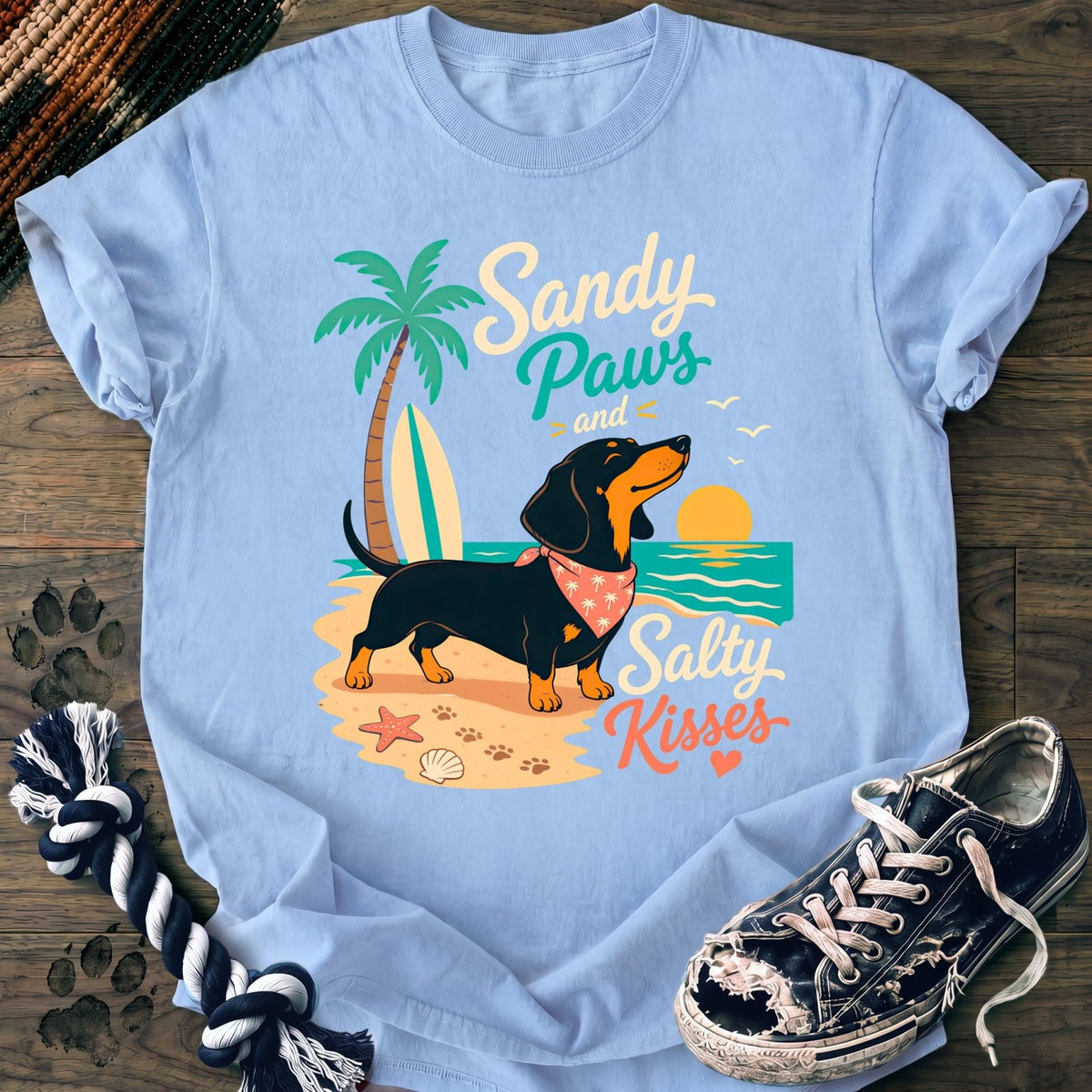Sandy Paws And Salty Kisses - Dachshund - PAWSSION CLUB