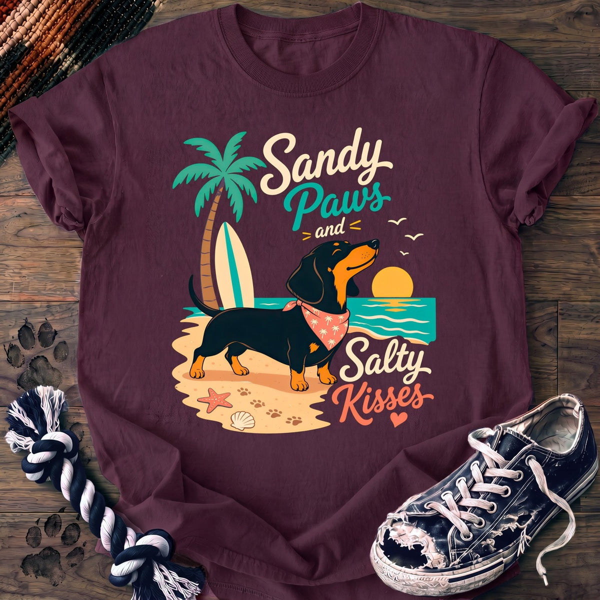 Sandy Paws And Salty Kisses - Dachshund - PAWSSION CLUB