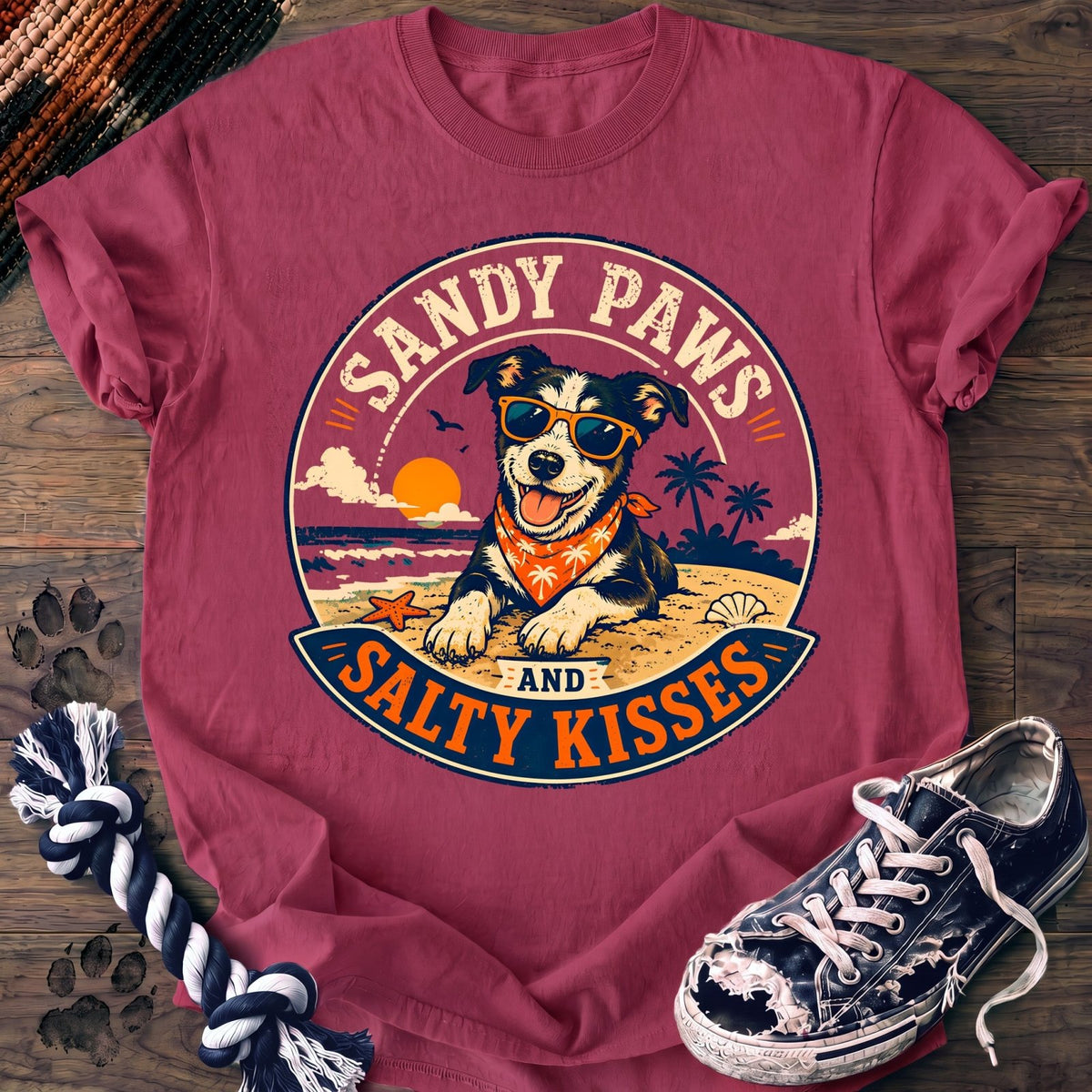 Sandy Paws And Salty Kisses - Mixed Breed - PAWSSION CLUB