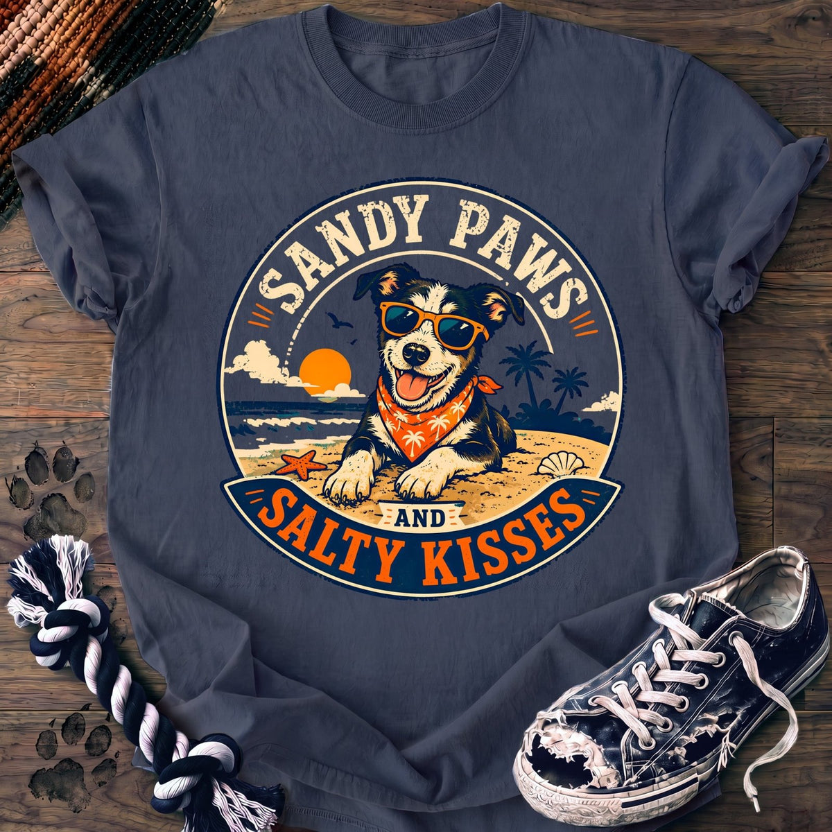 Sandy Paws And Salty Kisses - Mixed Breed - PAWSSION CLUB