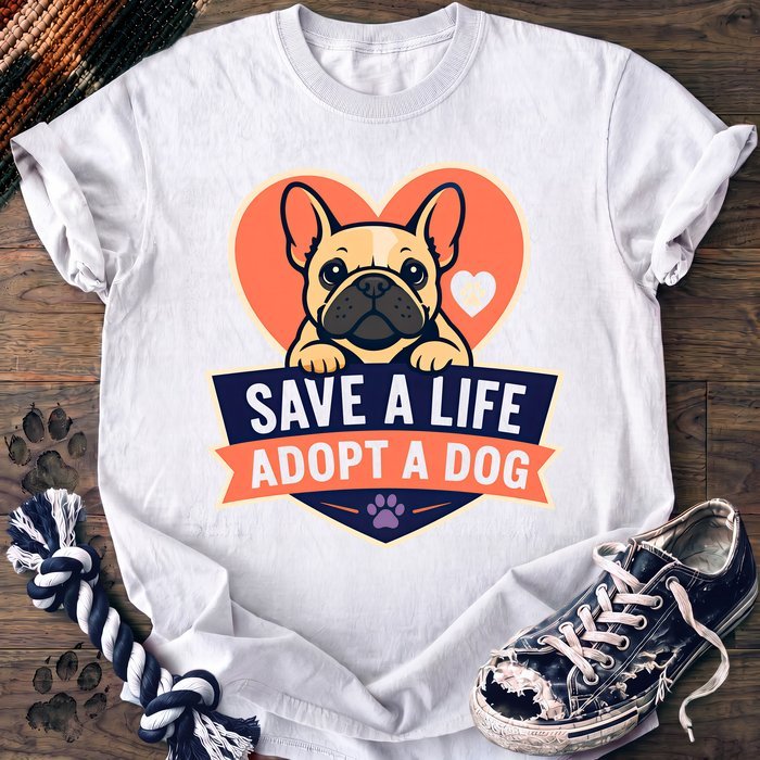 Save A Life Adopt A Dog - French Bulldog - PAWSSION CLUB